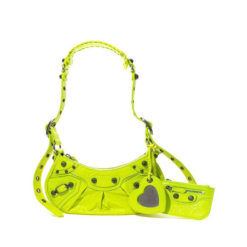 Sunshine Elegance Yellow Leather Handbag