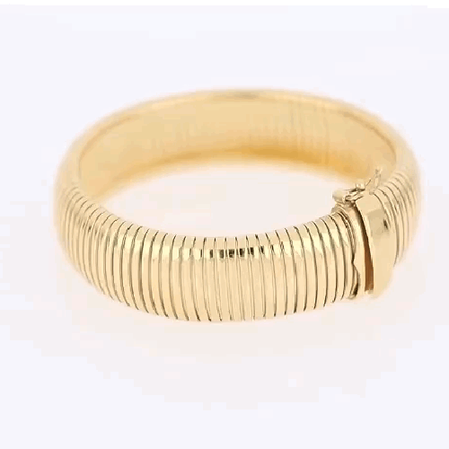 "Golden Tubo Gas Bangle