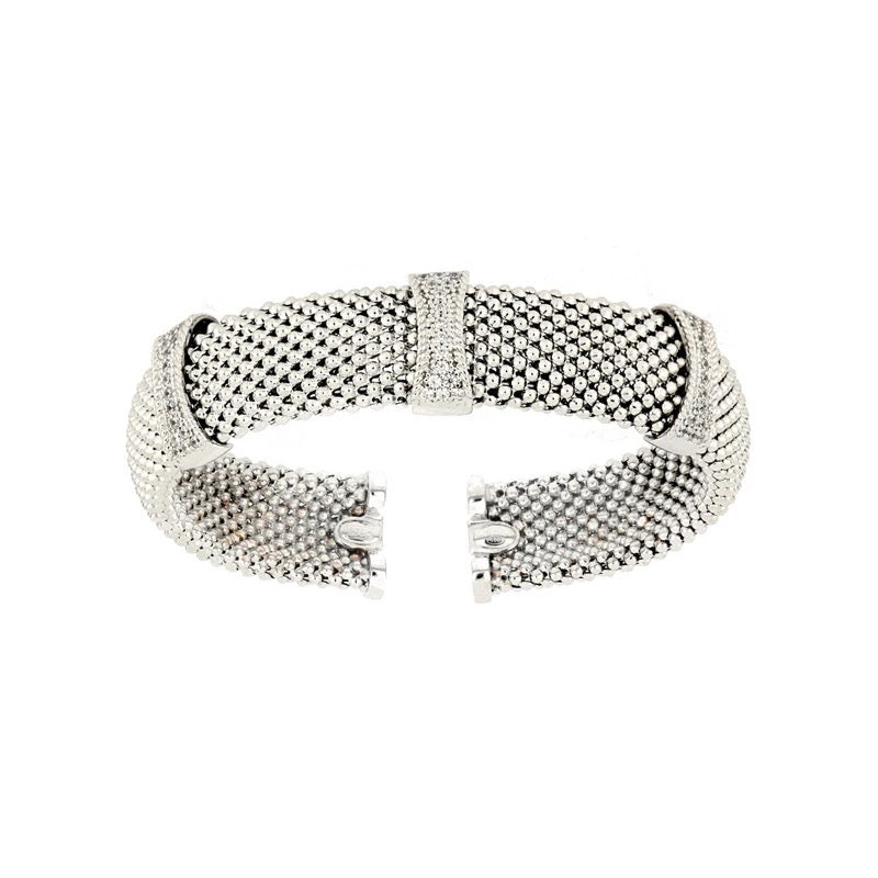 Motif Curved Chain Bangle