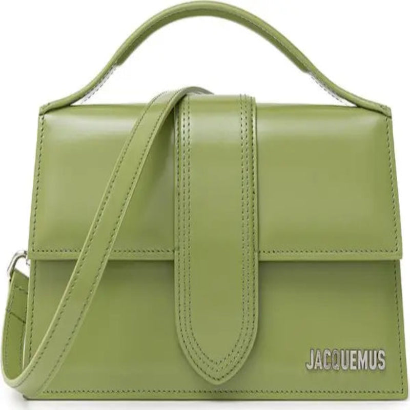 GREEN LEATHER SHOULDER BAG