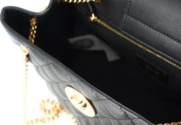 Versace Medusa Tote Bag in Quilted Nappa Leather