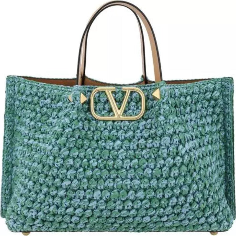 حقيبة توت من الرافيا