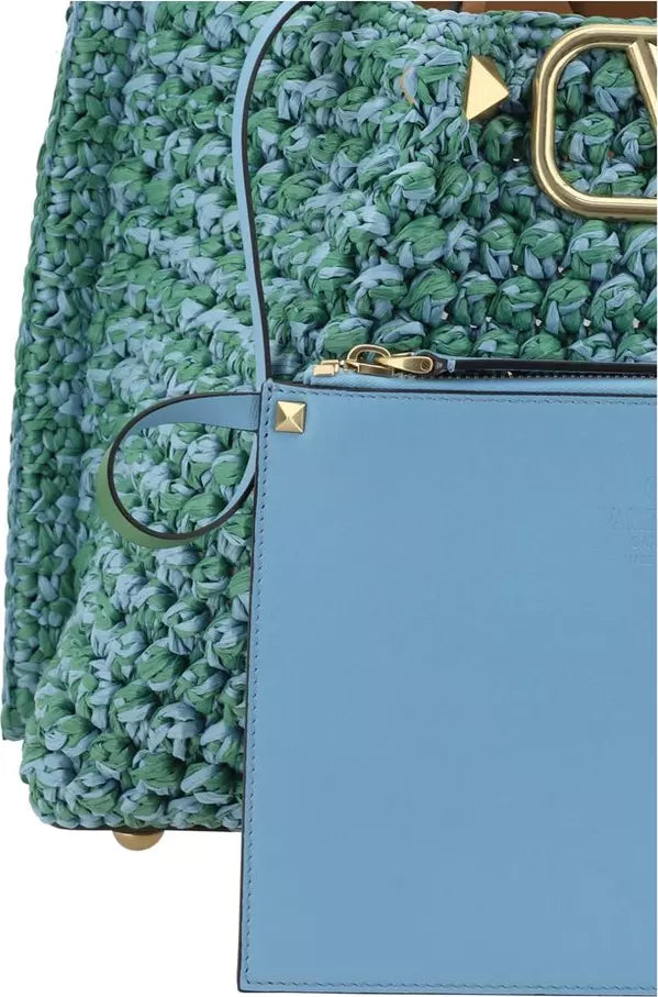 حقيبة توت من الرافيا