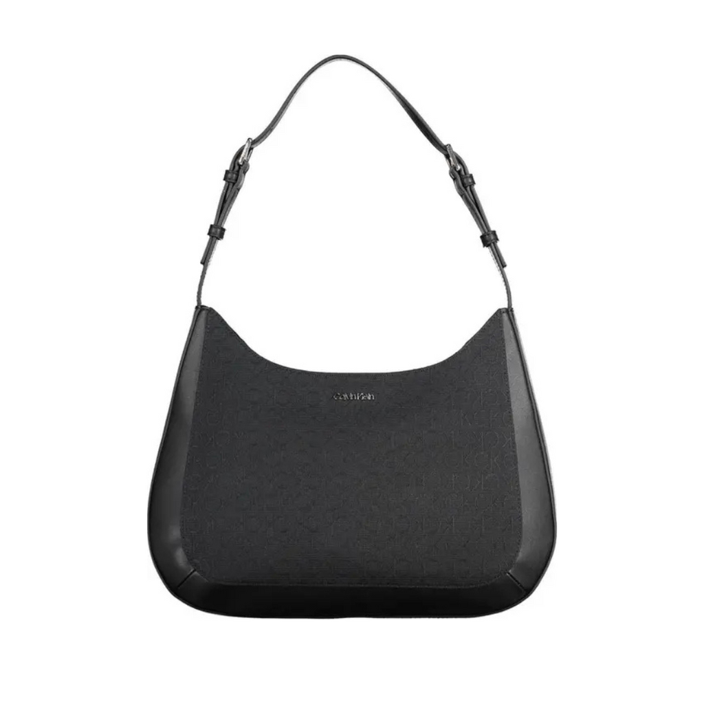Black Polyester Handbag