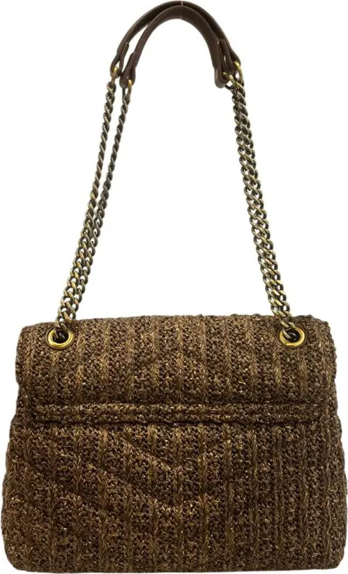 Twinset Milano Brown Fringe Shoulder Bag – Trendy Italian-Sourced Crossbody