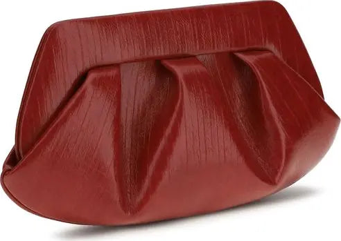 THEMOIRè Bios Baguette Clutch – Multicolor Striped Vegan Leather Bag (SS26)