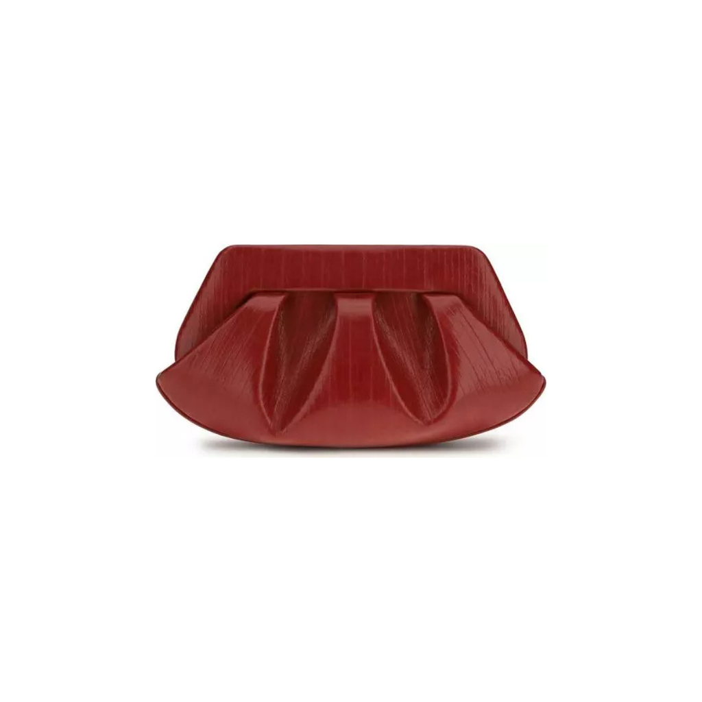 THEMOIRè Bios Baguette Clutch – Multicolor Striped Vegan Leather Bag (SS26)