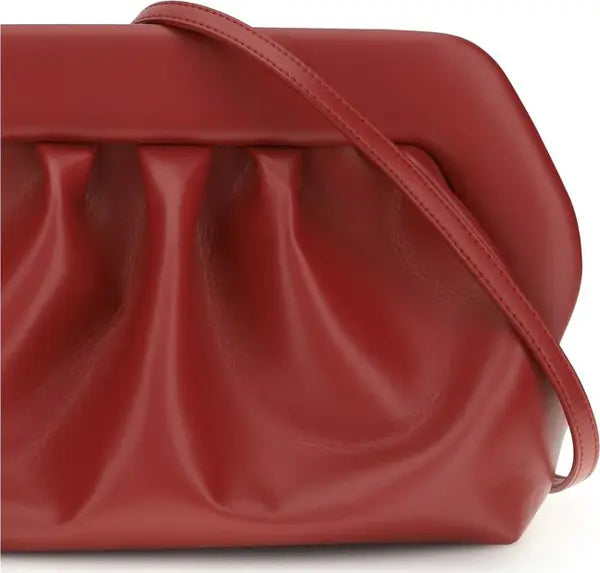 THEMOIRè Bios Handbag – Multicolor Striped Vegan Leather Clutch (SS26 Collection)