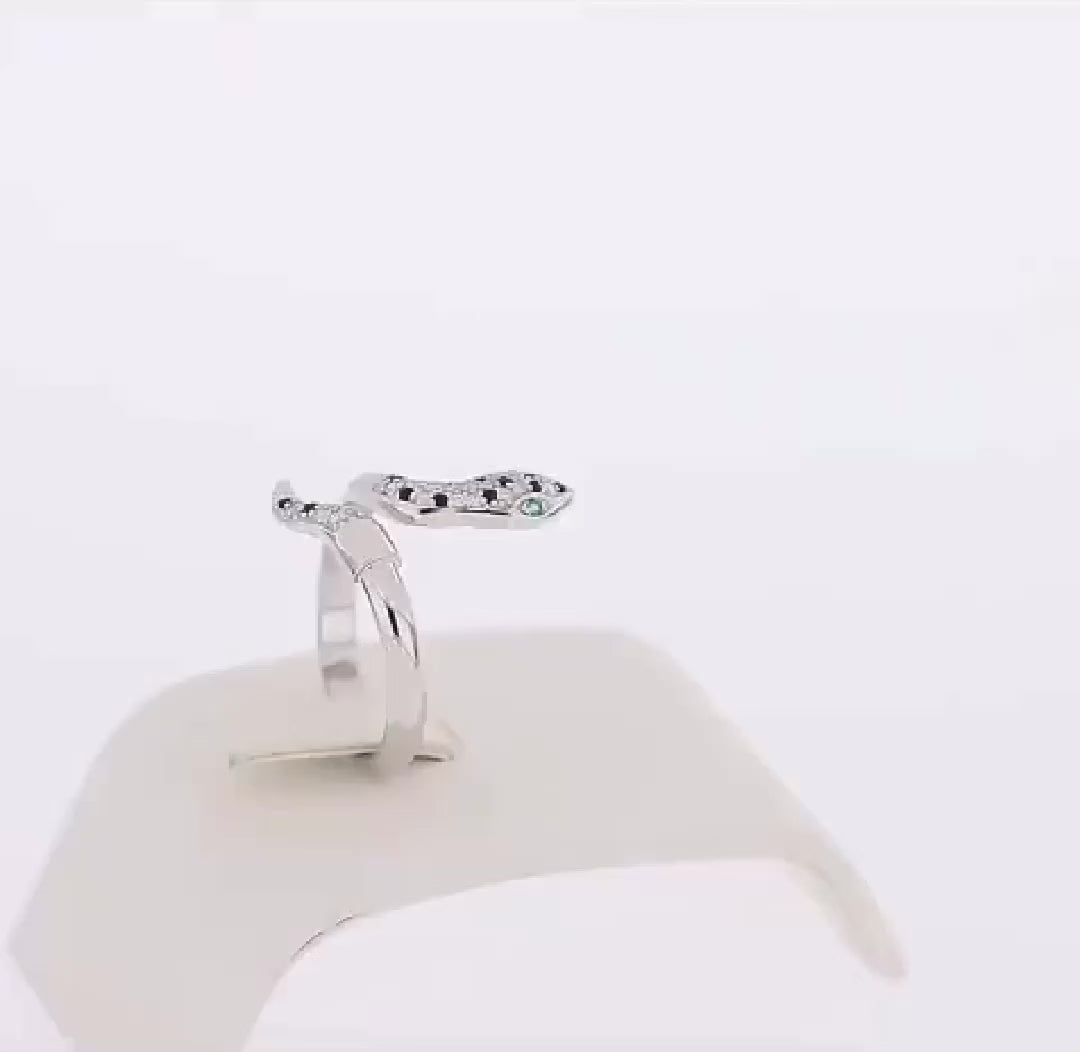Leopard Chic Open Ring
