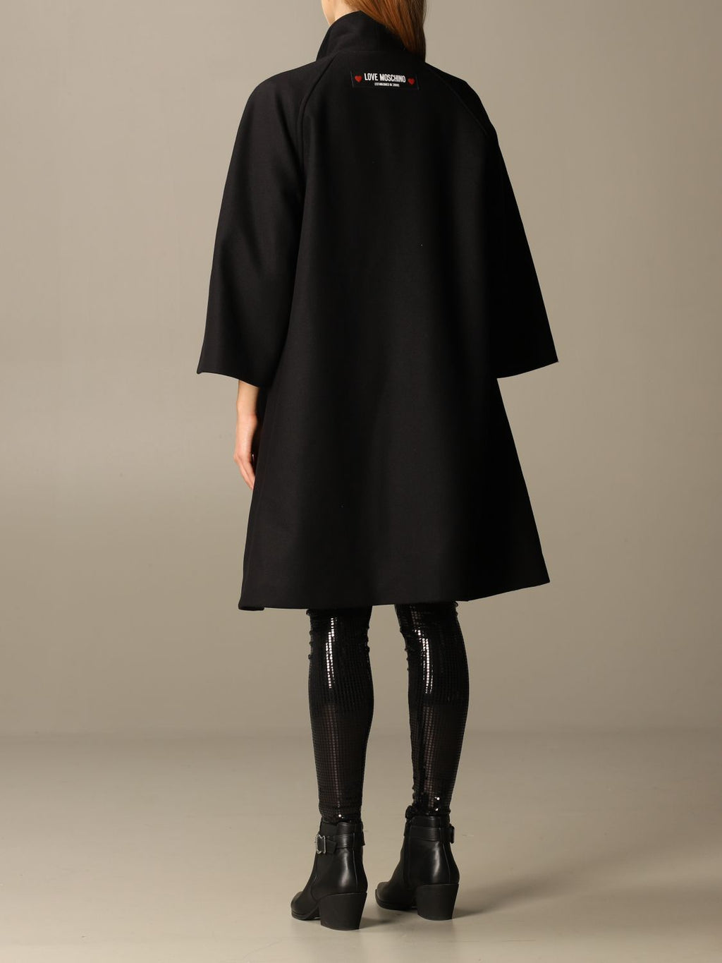 Black Wool Vergine Jackets & Coat